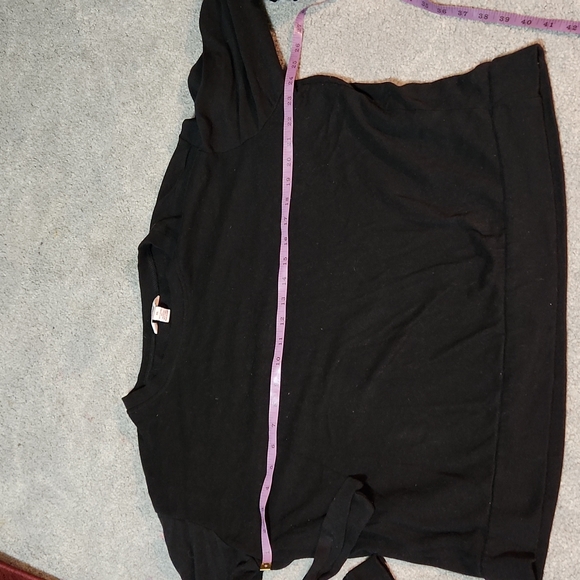 Black grommet sleeved sweatshirt jrs xxl Arizona jeans - Picture 2 of 6